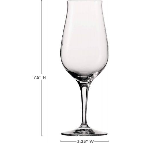  [아마존베스트]Spiegelau Premium Whiskey Snifter, Set of 4, European-Made Lead-Free Crystal, Modern Whiskey Glasses, Dishwasher Safe, Professional Quality Cocktail Glass Gift Set, 9.5 oz