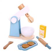 Spiekind Mixer/Blender Toys Wooden Kitchen Sets Toddlers - Role Play Game Education Pretend Play Early Learning Toys for Kids Age 3 and Up