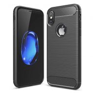 Spilay iPhoneXs Max Case,Anti-Slip Shock Absorption Soft Carbon Fiber TPU Cover