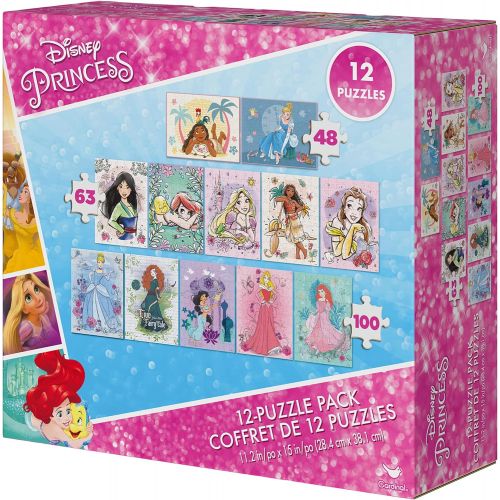  Spin Master Disney Princess 12 Pack of Puzzles