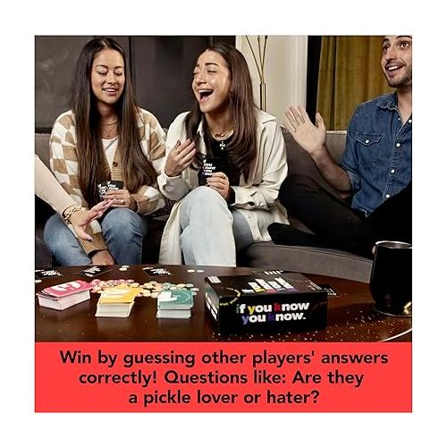  If You Know You Know IYKYK - The Question Card Game, Adult Games for Game Night, Board Games for Adults, Gift Baskets for Women, Party Games for Adults Ages 18 & up