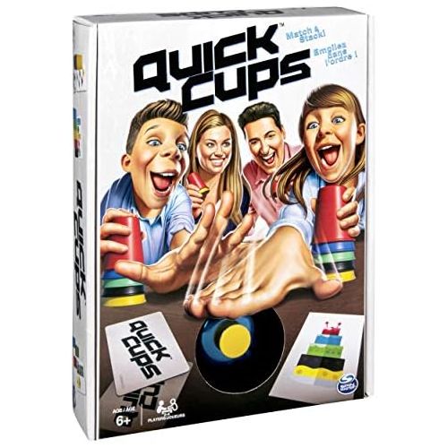  [아마존베스트]Quick Cups, Match ‘n’ Stack Family Game for Kids Aged 6 and Up