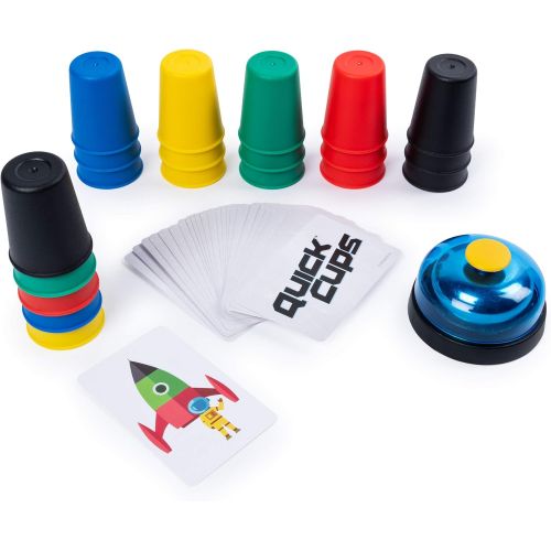  [아마존베스트]Quick Cups, Match ‘n’ Stack Family Game for Kids Aged 6 and Up