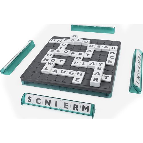  [아마존베스트]Spin Master Games Upwords, Fun and Challenging Family Word Game with Stackable Letter Tiles, for Ages 8 and Up