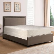 Spring Solution, 10 Fully Assembled Innerspring Back Support Long Lasting Mattress and 8 Box Spring Set, Queen Size