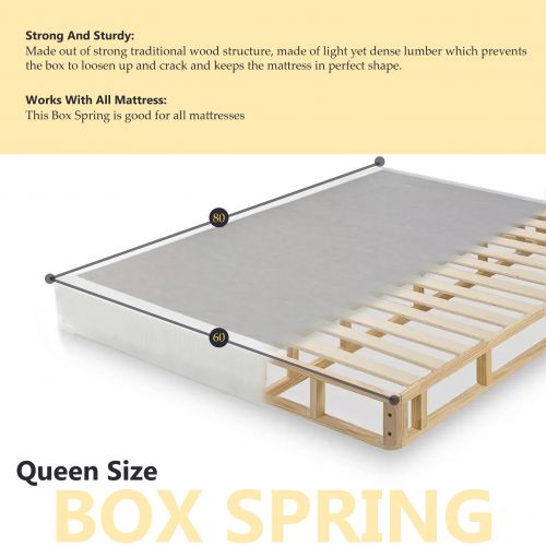  Spring Solution, 10 Fully Assembled Innerspring Back Support Long Lasting Mattress and 8 Box Spring Set, Queen Size