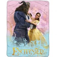 Spirit Beauty and the Beast Enchanted Dance Fleece Throw Blanket