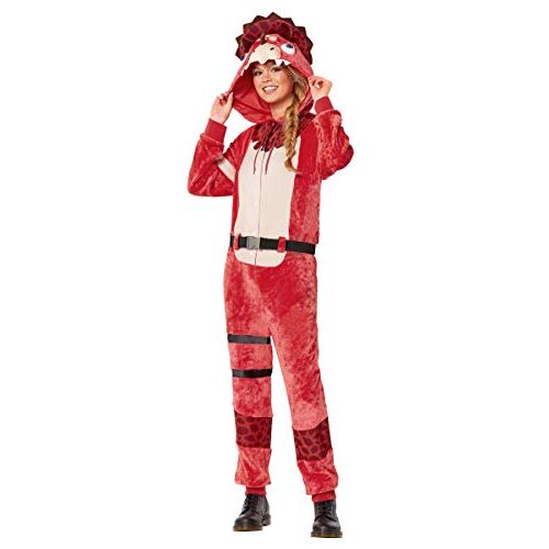  할로윈 용품Spirit Halloween Fortnite Tricera Ops Plush Costume for Adults | OFFICIALLY LICENSED