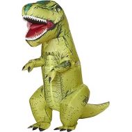 할로윈 용품Spirit Halloween Adult Green Dinosaur Inflatable Costume