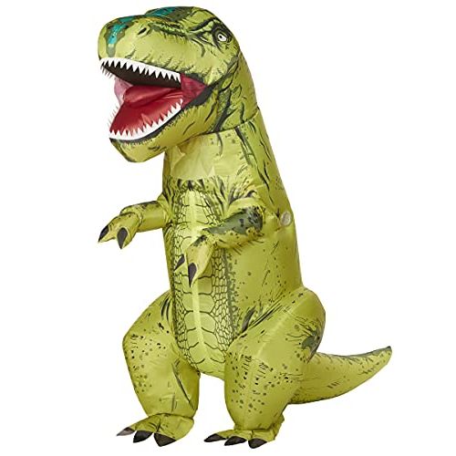  할로윈 용품Spirit Halloween Adult Green Dinosaur Inflatable Costume