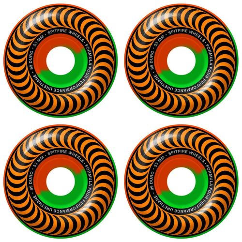  Spitfire Formula Four Classic 50/50 Swirl 99du 53mm Skateboard Wheel