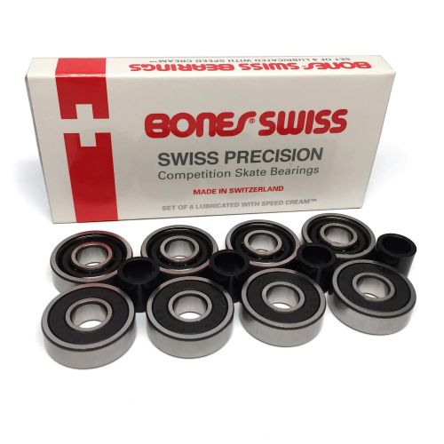  Spitfire 51mm Wheels Formula Four Tablets Natural/Blue Skateboard Wheels - 99a with Bones Bearings - 8mm Bones Swiss Skateboard Bearings (8) Pack - Bundle of 2 Items