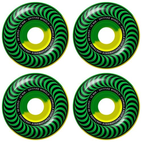  Spitfire Formula Four Classic 50/50 Swirl 99du 52mm Skateboard Wheel