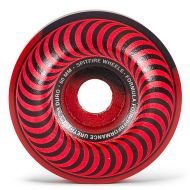 Spitfire Formula Four 99D Black/Red 50/50 Swirl Classics Skateboard Wheels - Set of 4