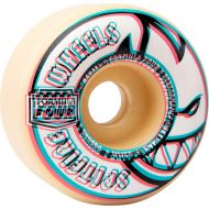 Spitfire Formula Four 99D Overlay Radial Natural Skateboard Wheels - (Set of 4)