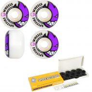 Spitfire Skateboard Wheels with Hybrid Ceramic Bearings Bighead White 99A