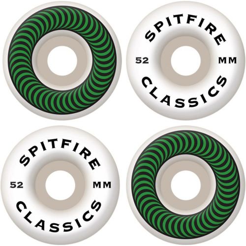  Spitfire Classic Series 52mm High Performance Skateboard Wheel (Set of 4)