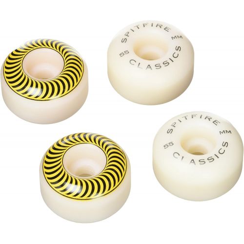  Spitfire Classic 99D Toxic Shrooms 50/50 Orange/Royal Swirls Skateboard Wheels - Set of 4