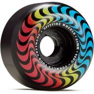 Spitfire Skateboard Wheels Spitfire Team Trippy Swirl F4 99 Radial Skateboard Wheels - Black - 52mm