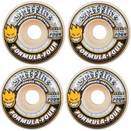 Spitfire Wheels Spitfire Skateboard Wheels 54mm F4 99A Conical Yellow Print