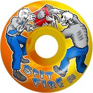 Spitfire Wheels Skateboard Wheels 54mm 99A Firefight YellowOrange