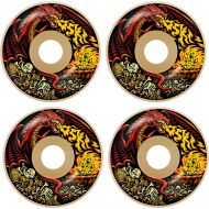 Spitfire Wheels Spitfire Skateboard Wheels 55mm F4 99A Oski Scorched Radial White