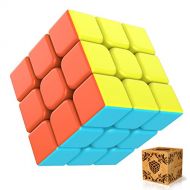 [아마존핫딜]Splaks Zauberwuerfel 3x3x3 magisch Wuerfel Speed Cube mit einstellbaren Dreheigenschaften-ohne Aufklebe stickerless