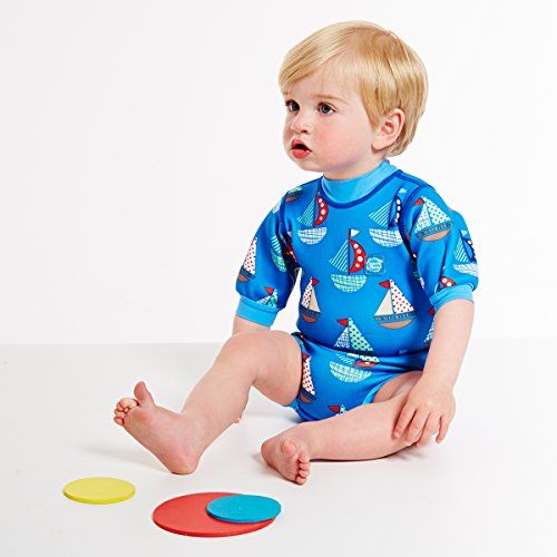  Splash About Happy Nappy Wetsuit (X Large 12-24 Months, Set Sail)