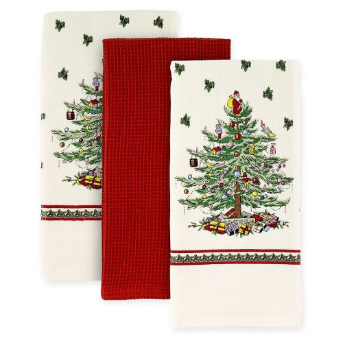  Spode Christmas Tree by Avanti Kitchen Towels (Set of 3)
