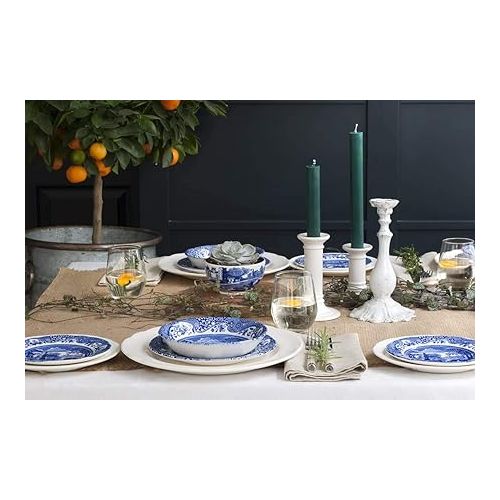  Spode Blue Italian Dinner Plates - Set of 4 (10.5 inch Dinner Plate)