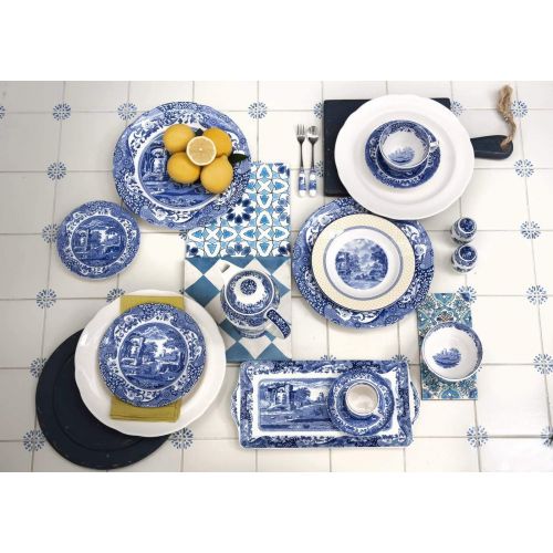  Spode Blue Room Georgian Plates 10.5 Set of 6