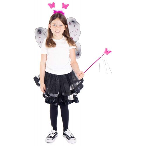  Spooktacular Costume Accessories with Wings, Tutus, Wands, Headbands Sets
