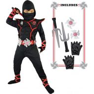 Spooktacular Creations Boys Ninja Deluxe Costume for Kids