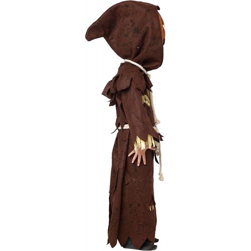  Spooktacular Creations Scary Scarecrow Pumpkin Bobble Head Costume w/Pumpkin Halloween Mask for Kids Role-Playing