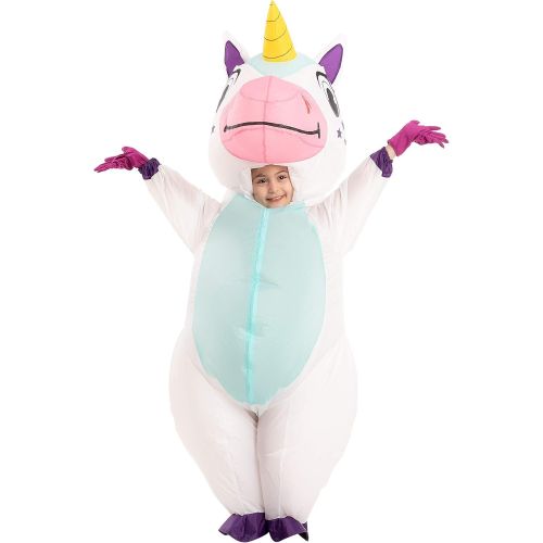  할로윈 용품Spooktacular Creations Child Unisex Unicorn Full Body Inflatable Costume