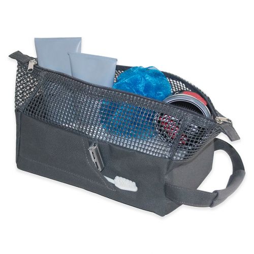  Sport Mesh Shower Tote in Charcoal