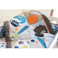 F.C.L 6 Pieces Baby Boy Sport Crib Bedding Set