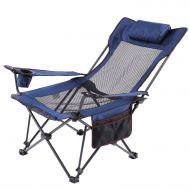 Sport Seatopia Oversize Camping Chair Reclining Lounge Folding Portable Chair All mesh, for Patios, Outdoors
