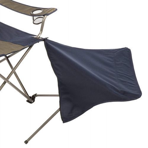  Sport Kamp-Rite Outdoor Folding Tailgating Camping Chair Detachable Footrest (2 Pack)