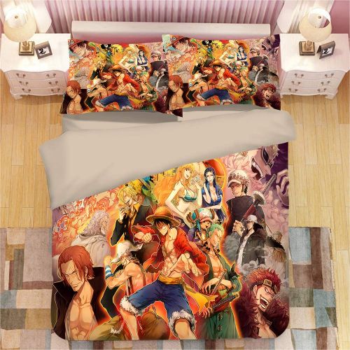  Sport Do 3D One Piece Bedding Sets Reversible 3 Pieces Soft Breathable Japanese Anime Duvet Cover Set for Kids Boys Teens,Twin/Full/Queen/King Size