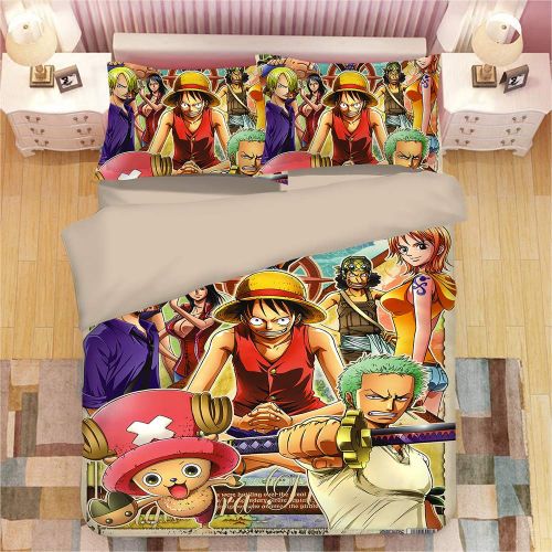  Sport Do 3D One Piece Bedding Sets Reversible 3 Pieces Soft Breathable Japanese Anime Duvet Cover Set for Kids Boys Teens,Twin/Full/Queen/King Size