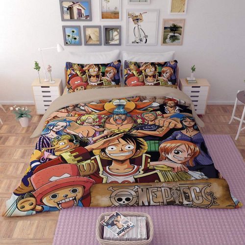  Sport Do 3D One Piece Bedding Sets Reversible 3 Pieces Soft Breathable Japanese Anime Duvet Cover Set for Kids Boys Teens,Twin/Full/Queen/King Size