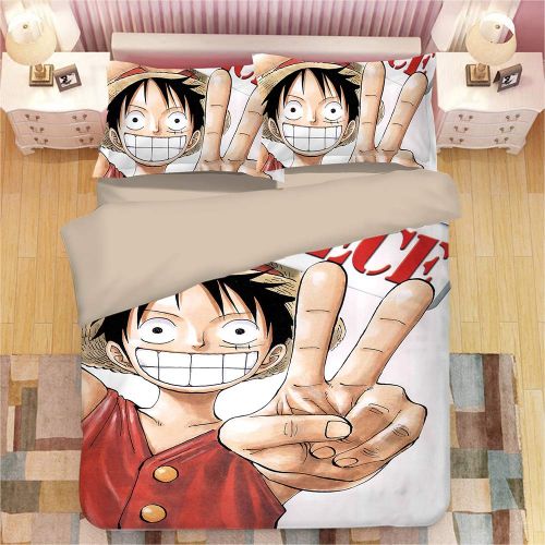  Sport Do 3D One Piece Bedding Sets Reversible 3 Pieces Soft Breathable Japanese Anime Duvet Cover Set for Kids Boys Teens,Twin/Full/Queen/King Size