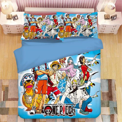  Sport Do 3D One Piece Bedding Sets Reversible 3 Pieces Soft Breathable Japanese Anime Duvet Cover Set for Kids Boys Teens,Twin/Full/Queen/King Size