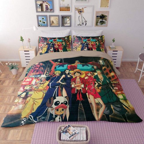  Sport Do 3D One Piece Bedding Sets Reversible 3 Pieces Soft Breathable Japanese Anime Duvet Cover Set for Kids Boys Teens,Twin/Full/Queen/King Size