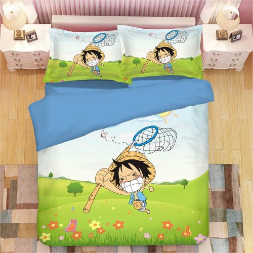  Sport Do 3D One Piece Bedding Sets Reversible 3 Pieces Soft Breathable Japanese Anime Duvet Cover Set for Kids Boys Teens,Twin/Full/Queen/King Size