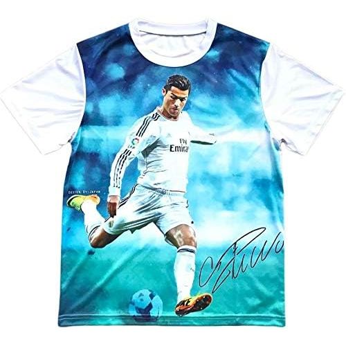  Sport Fans Edge Cristiano Ronaldo Jersey Style Picture T-Shirt Kids Gift Set Youth Sizes Soccer Backpack Gift Packaging