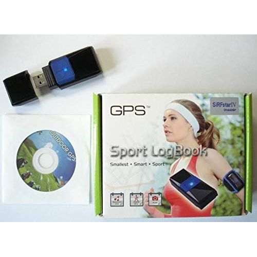  Sport LogBook GT-740FL GPS Logger mit Bewegungssensor Armband Wasserdicht IPX6 Integrierte Akku 17 Std Geotag Foto USB GPS Empfanger Gerat Running Datenlogger Data Logger