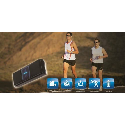  [아마존베스트]GT-740FL Sport LogBook Fast Acquisition High Sensitivity Sport Tracker GPS Trip Recorder G-mouse Photo Tracker latest SiRF IV chipset 48 Channels 256,000 way point records built-in