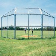 SSG  BSN 10 Chain Link Backstop with Hood and Wings